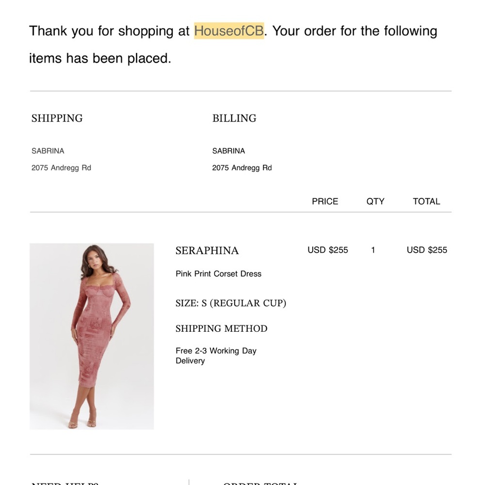 House of CB Seraphina Midi dress